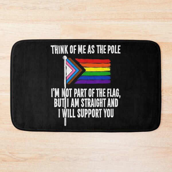 Item preview, Straight Ally Pride Flag Support LGBTQ Community Graphic Tee For Friendly Allies designed and sold by MariCanal.