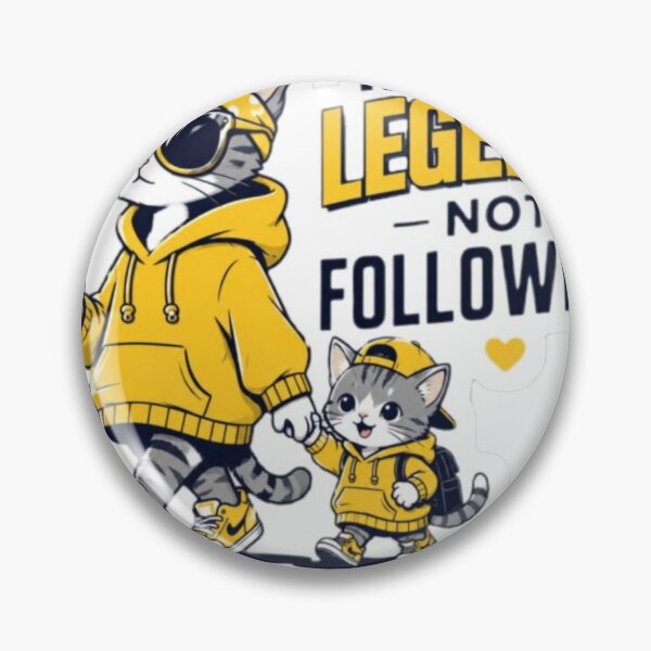 Item preview, Raising Legends Not Followers Cute Cat Mom & Kitten ! Cool Cat Mom Raising Legends – Streetwear Cats Sticker ! Cool Mother and Child Cats – Raising Legends Not Followers designed and sold by Ulikedigital14.