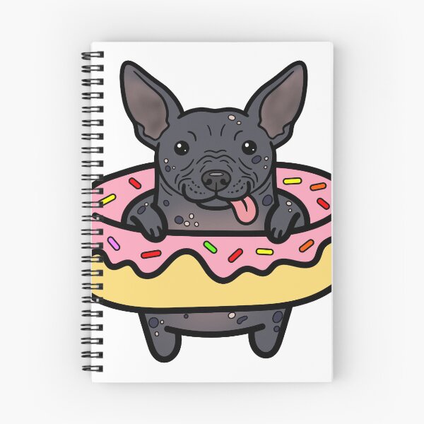 Item preview, Kawaii Xoloitzcuintli Dog in Pink Frosting Donut Illustration designed and sold by Blupunk.