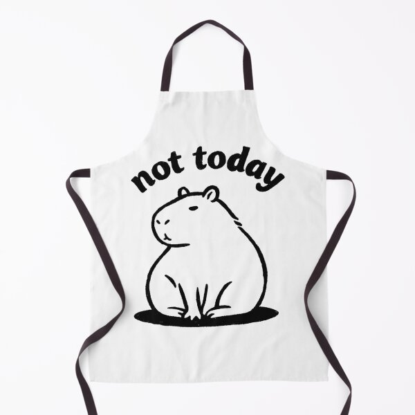 Item preview, Chubby Capybara "Not Today" designed and sold by SugarCore.