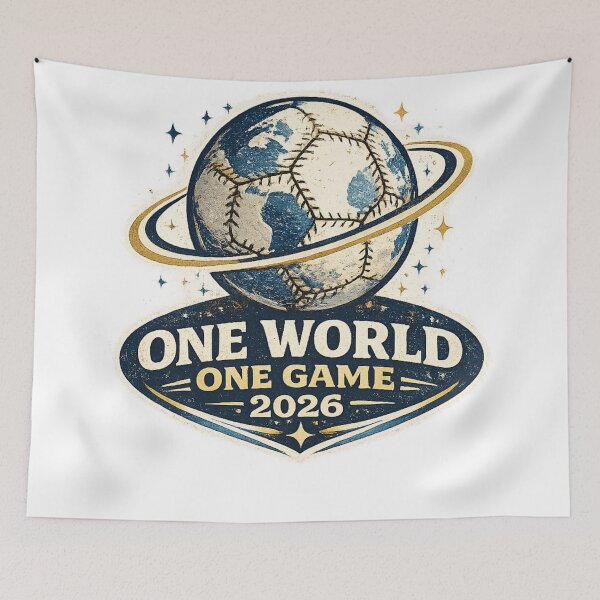 Item preview, One World One Game 2026 Soccer Globe Planet Art – Global Football Unity Design | Soccer Fan Gift designed and sold by irfanshikh.