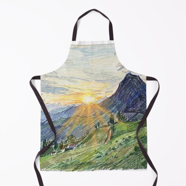 Item preview, Sunset over the mountains designed and sold by CristianCEB.