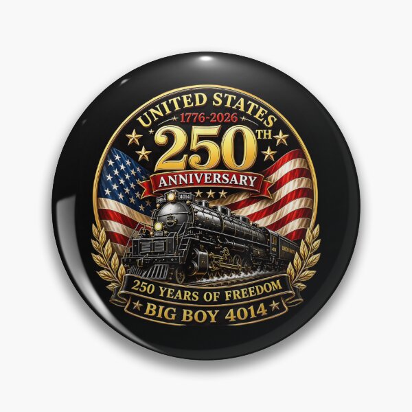 Item preview, United States 250th Anniversary Semi Quincentennial Big Boy 4014 Train Graphic designed and sold by MariCanal.