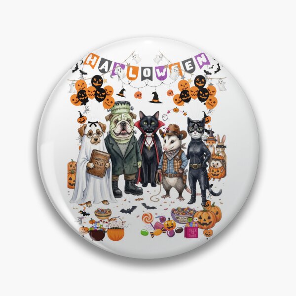 Item preview, Cute Halloween Animals in Costumes Clipart - Spooky Festive Pets Graphic designed and sold by VibranPalette.