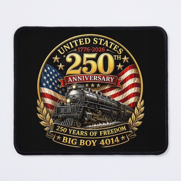 Item preview, United States 250th Anniversary Semi Quincentennial Big Boy 4014 Train Graphic designed and sold by MariCanal.