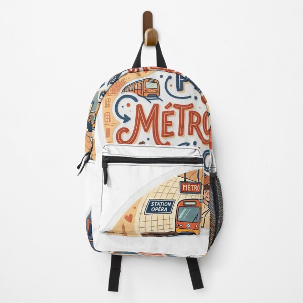 Item preview, Paris Metro Work Sleep – Vintage Style Illustration designed and sold by studiohadiya.