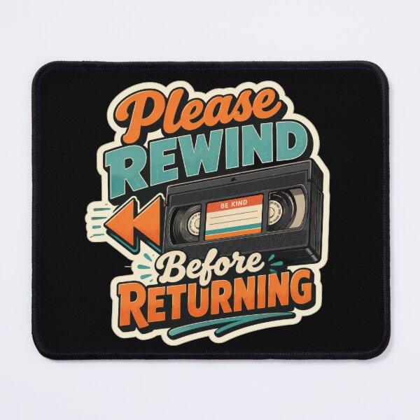 Item preview, Please Rewind Before Returning Retro VHS designed and sold by Sketchlegacy.