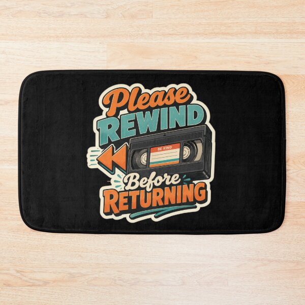 Item preview, Please Rewind Before Returning Retro VHS  designed and sold by Sketchlegacy.