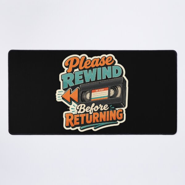 Item preview, Please Rewind Before Returning Retro VHS  designed and sold by Sketchlegacy.