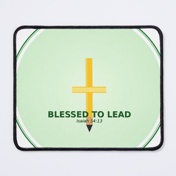 Item preview, Called To Teach Blessed To Lead Isaiah 54 13 Christian Badge designed and sold by tsm2015.