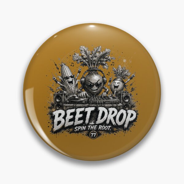 Item preview, Beet Drop – Spin the Root Funny Vegetable DJ Crew designed and sold by BlackSector77.