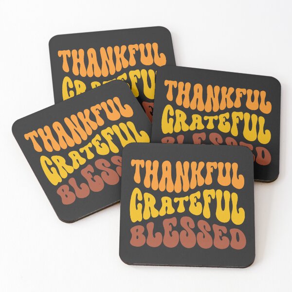 Item preview, Thankful Grateful Blessed - Thanksgiving, Fall, Autumn Vibes designed and sold by GlitterArtySVG.