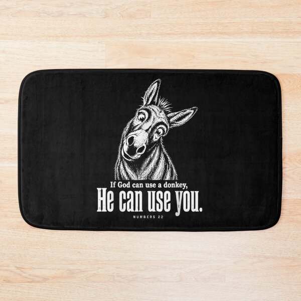 Item preview, If God Can Use A Donkey He Can Use You Numbers Bible designed and sold by MariCanal.