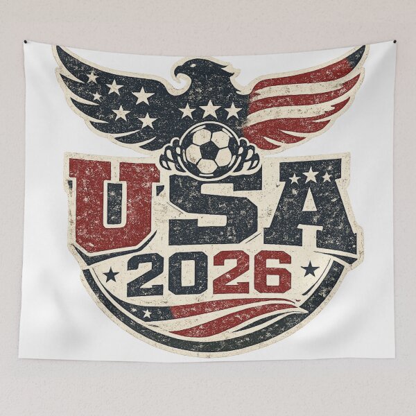 Item preview, USA 2026 Eagle Soccer Patriotic Badge Art – American Football Pride Design | USA Soccer Fan Gift designed and sold by irfanshikh.