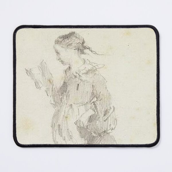 Item preview, Girl striding out reading a book designed and sold by SharonTheFirst.