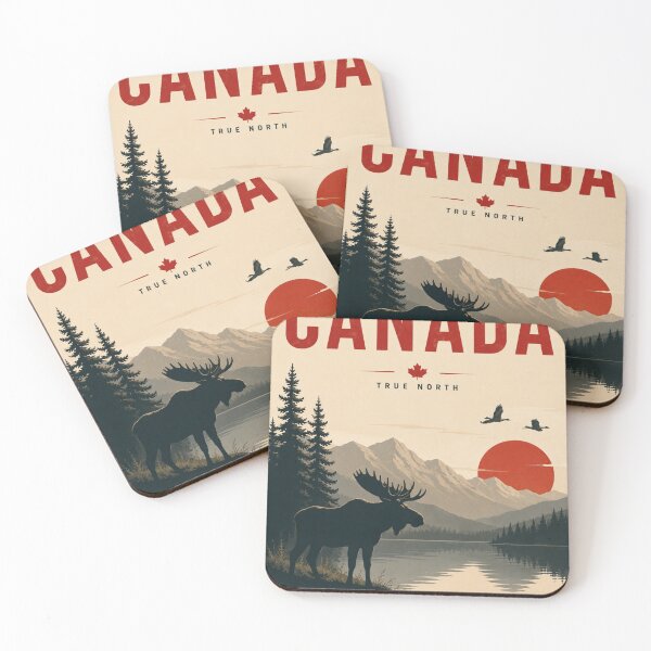 Item preview, Canada Wildlife Poster Series Moose designed and sold by greatlakesimage.