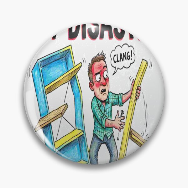 Item preview, DIY Disaster - Funny Home Repair Fail Cartoon designed and sold by Petringo.