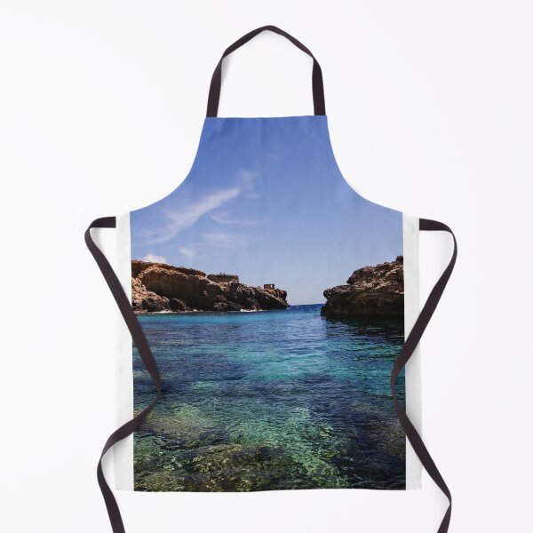 Item preview, Turquoise Mediterranean Coastline With Rocky Cliffs, Clear Water And Sunlit Seascape For Travel designed and sold by Nmallia.