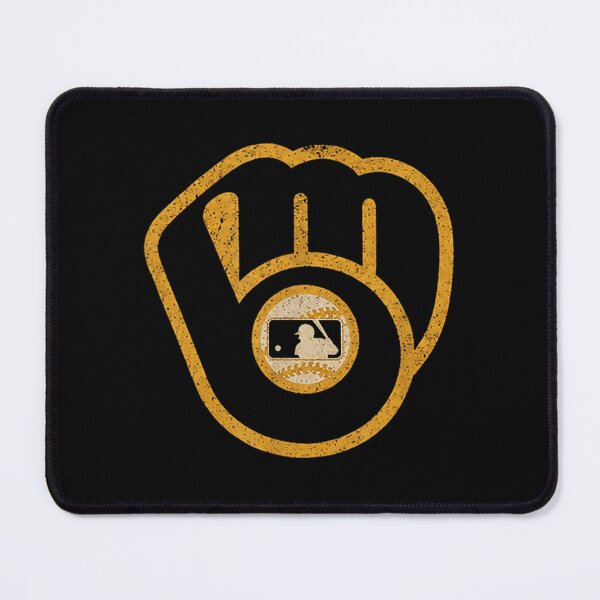 Item preview, Milwaukee Vintage Style Baseball Glove Distressed Sports Fan Graphic Art Print designed and sold by DuneHaicna.