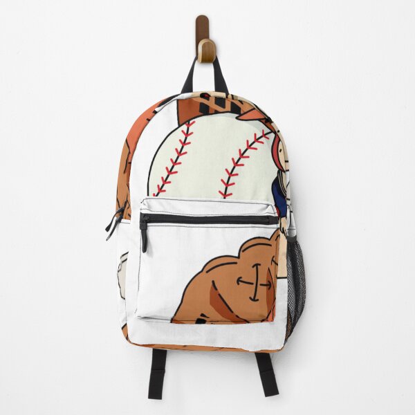 Item preview, A cute cartoon baseball player stands with bat and glove designed and sold by LoriaTaven.