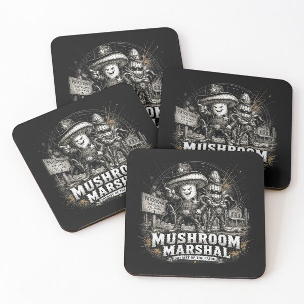 Item preview, Mushroom Marshal - Sheriff of the Patch Western Veggie Crew designed and sold by BlackSector77.