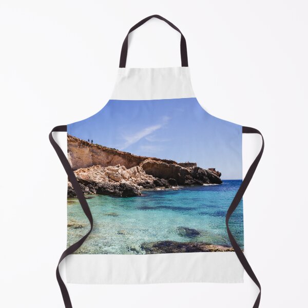 Item preview, Turquoise Mediterranean Coastline With Rocky Cliffs, Clear Water And Sunlit Seascape For Travel designed and sold by Nmallia.