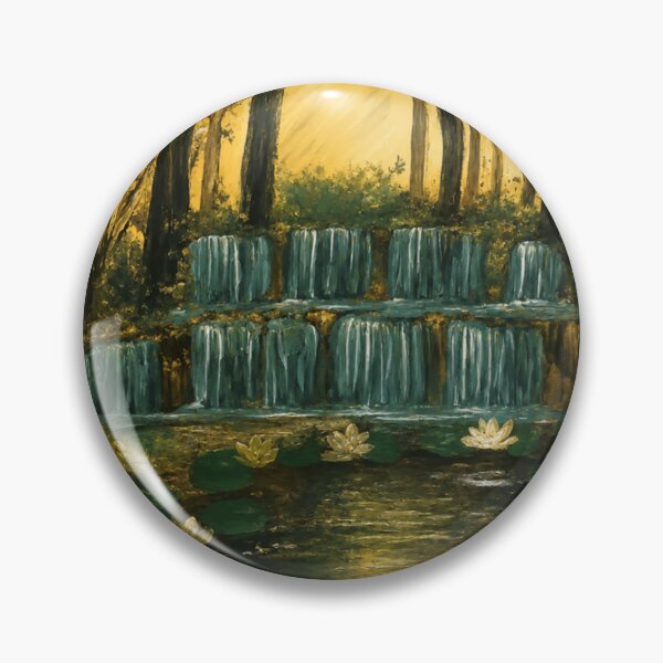 Item preview, Enchanted lake (lighter version) designed and sold by TealKoi.