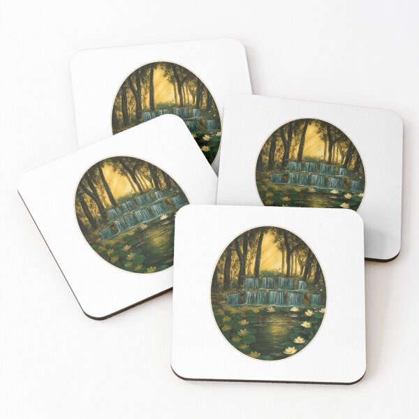 Item preview, Enchanted lake (lighter version) designed and sold by TealKoi.