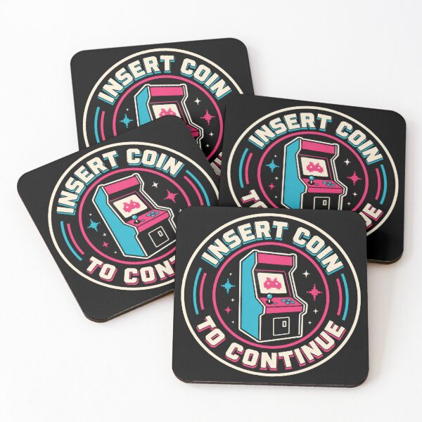 Item preview, Insert Coin To Continue Retro Arcade   designed and sold by Sketchlegacy.