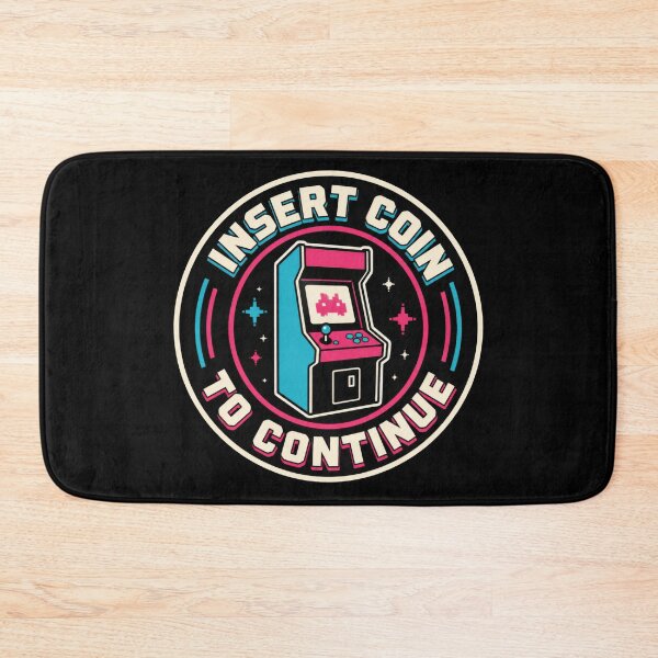 Item preview, Insert Coin To Continue Retro Arcade   designed and sold by Sketchlegacy.