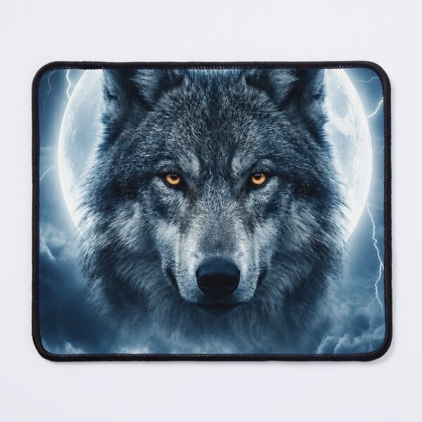 Item preview, Mystical Wolf Under Full Moon designed and sold by VelarisMoon.
