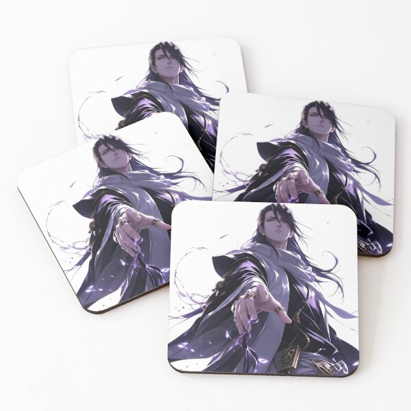 Item preview, Byakuya | Shadow Sovereign Anime Warrior – Dark Fantasy Mystic King Aesthetic Art designed and sold by Dyan4.