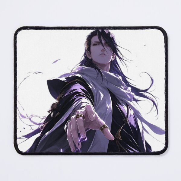 Item preview, Byakuya | Shadow Sovereign Anime Warrior – Dark Fantasy Mystic King Aesthetic Art designed and sold by Dyan4.