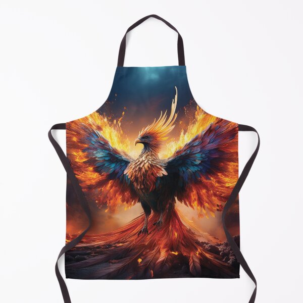 Item preview, Epic Phoenix Rising - Majestic Fiery Mythical Bird Art designed and sold by MDKey DESIGN.