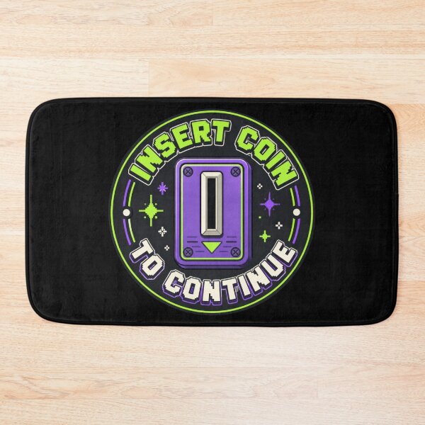 Item preview, Coin Slot Continue Retro Gaming Badge designed and sold by Sketchlegacy.