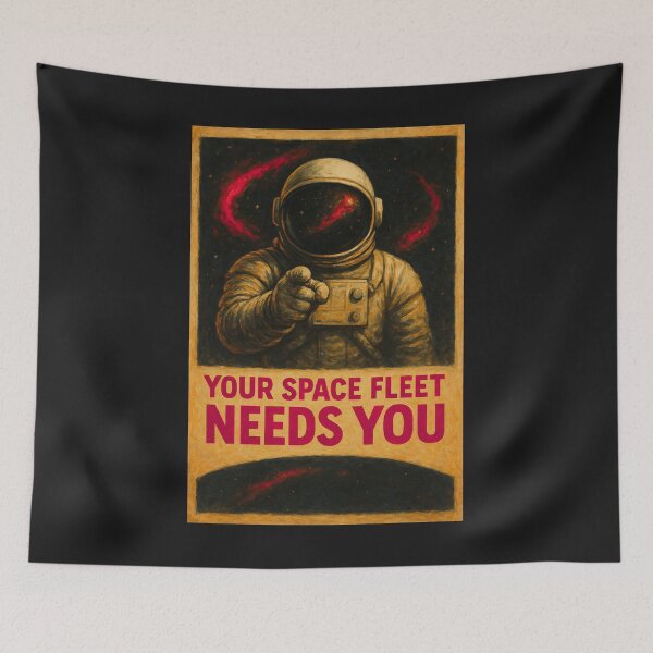 Item preview, Propaganda Style Poster Space Explorer Vintage  designed and sold by Genius Geek.