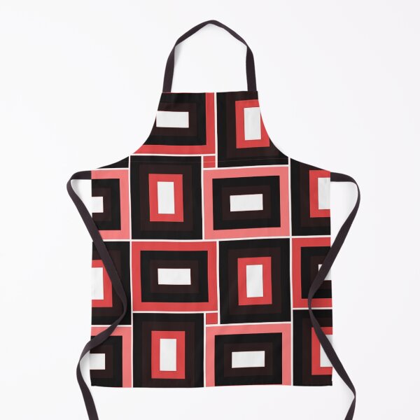 Item preview, Red, Black And White Mid-Century Modern Geometric Pattern designed and sold by DEC02.