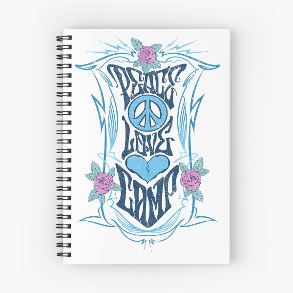 Item preview, PEACE LOVE CAMP PSYCHEDELIC ROSES designed and sold by KUSTOM CAMP CREATIVES.