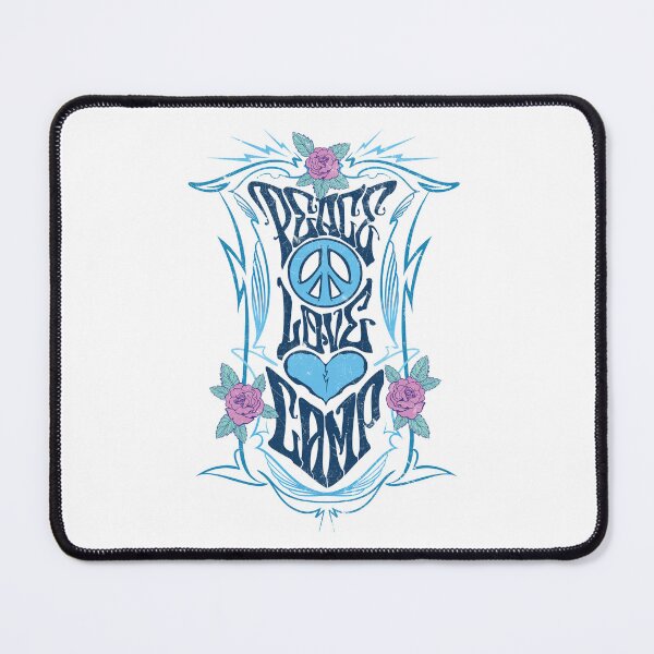 Item preview, PEACE LOVE CAMP PSYCHEDELIC ROSES designed and sold by KUSTOM CAMP CREATIVES.