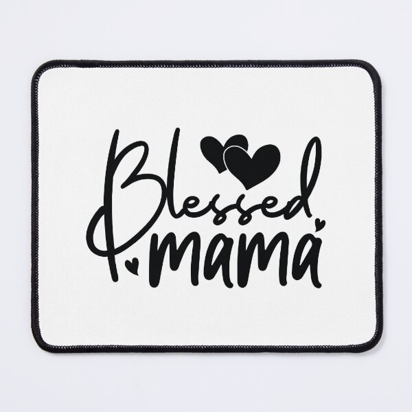 Item preview, Blessed Mama - Cute Floral Retro Heart Mothers Day Matching Family Daughter Son Wife Parent Gift Art designed and sold by FuzionRaptor.