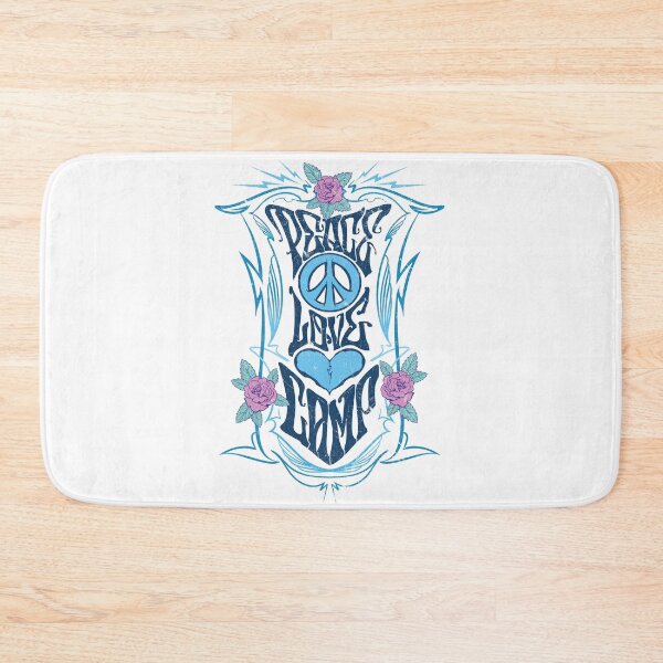 Item preview, PEACE LOVE CAMP PSYCHEDELIC ROSES designed and sold by KUSTOM CAMP CREATIVES.