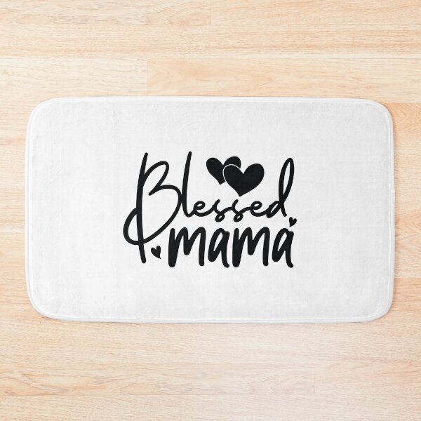 Item preview, Blessed Mama - Cute Floral Retro Heart Mothers Day Matching Family Daughter Son Wife Parent Gift Art designed and sold by FuzionRaptor.