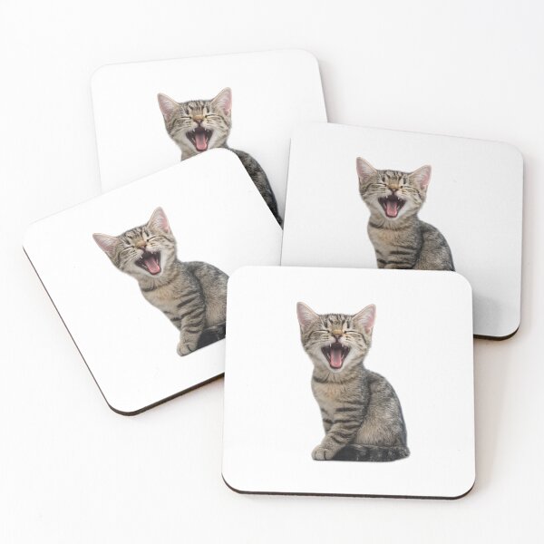 Item preview, Cute laughing cat designed and sold by t-patterns.