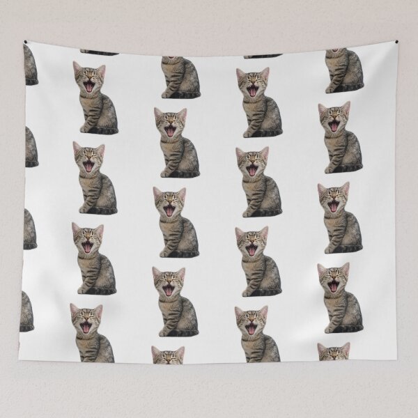 Item preview, Cute laughing cat designed and sold by t-patterns.
