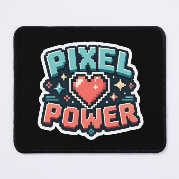 Item preview, Pixel Power Retro Gaming Heart  designed and sold by Sketchlegacy.