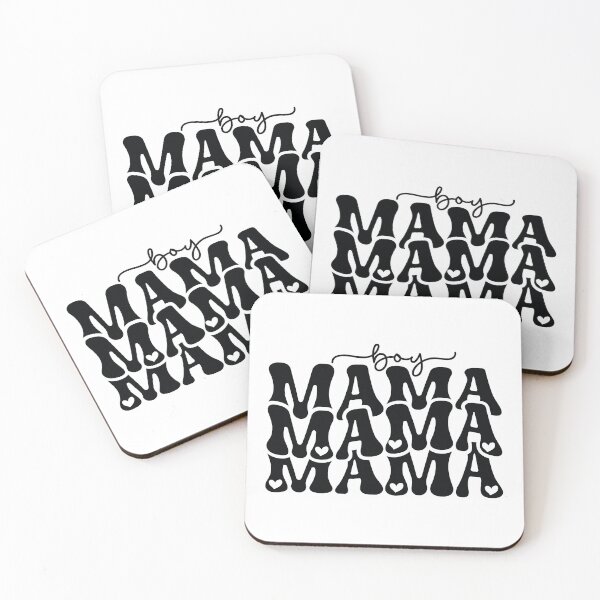 Item preview, Boy Mama - Cute Mothers Day Retro Vintage Floral Aesthetic Mom Mommy Wife Family Son Grandma Gift designed and sold by FuzionRaptor.