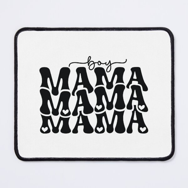 Item preview, Boy Mama - Cute Mothers Day Retro Vintage Floral Aesthetic Mom Mommy Wife Family Son Grandma Gift designed and sold by FuzionRaptor.