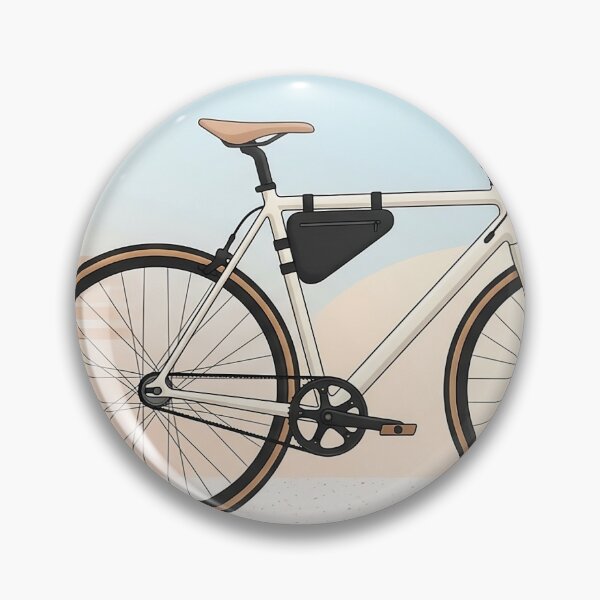 Item preview, Minimalist Aesthetic Bicycle Illustration in Pastel Colors designed and sold by Lovely Elen.