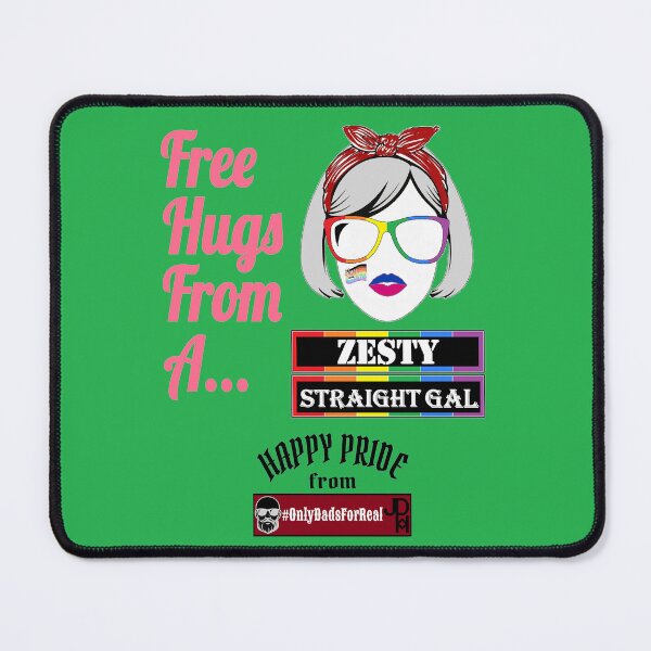 Item preview, Free Hugs Zesty Straight Gal (Green) *More Colors Available in Collection designed and sold by OnlyDadsForReal.