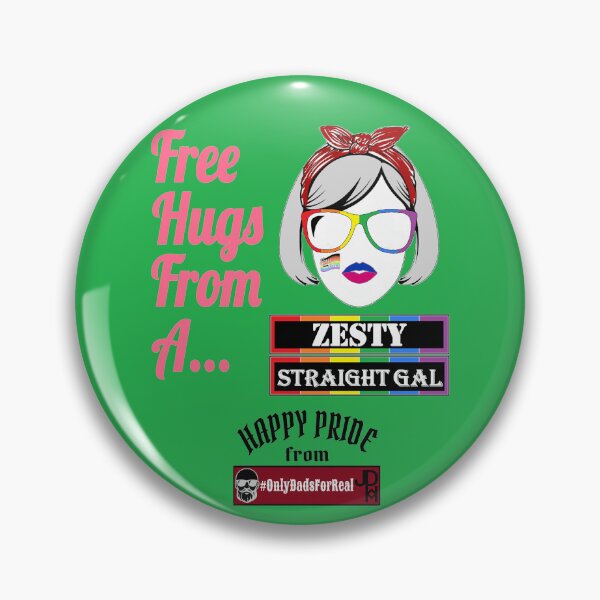 Item preview, Free Hugs Zesty Straight Gal (Green) *More Colors Available in Collection designed and sold by OnlyDadsForReal.